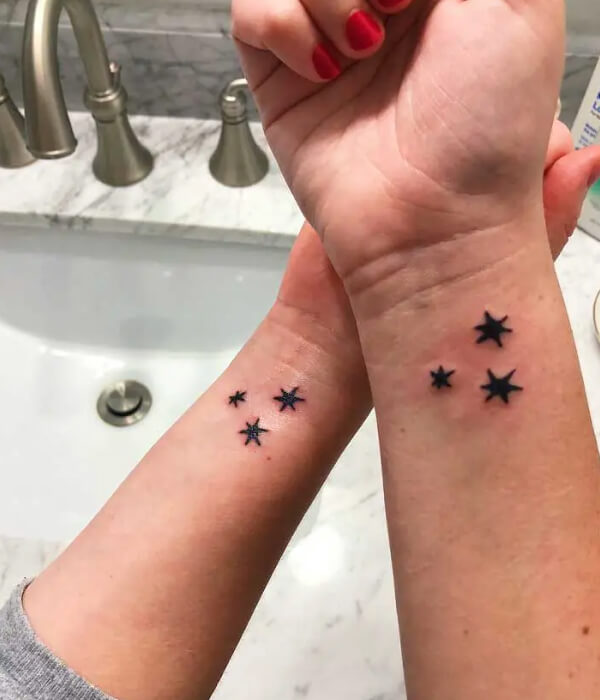 3 Stars Harry Potter Tattoo