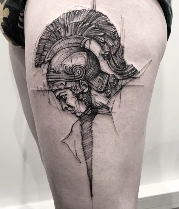 Achilles tattoo