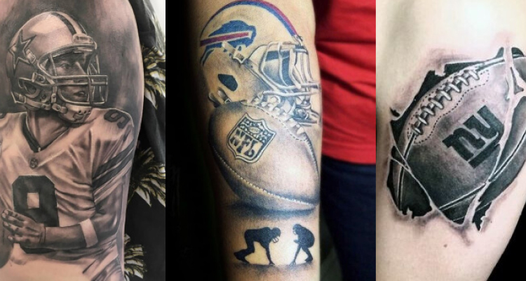 American football tattoo ideas