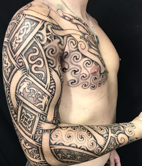 Celtic And Nordic Tattoo Design