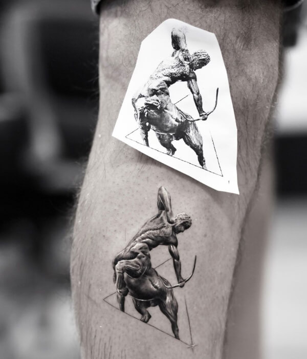 Centaur tattoo