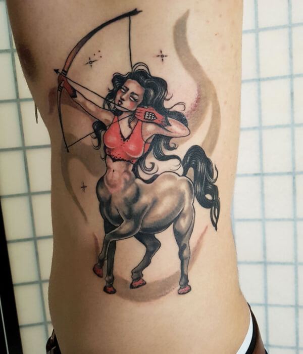 Centaur tattoo