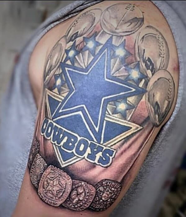 Dallas Cowboys tattoo