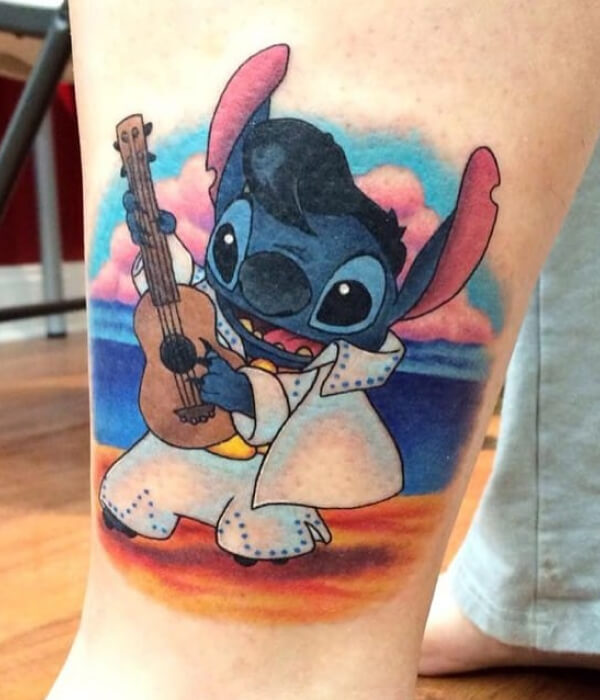 Disney stitch tattoo