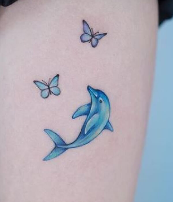 The Legendary Meaning of Dolphin Tattoos  TatRing