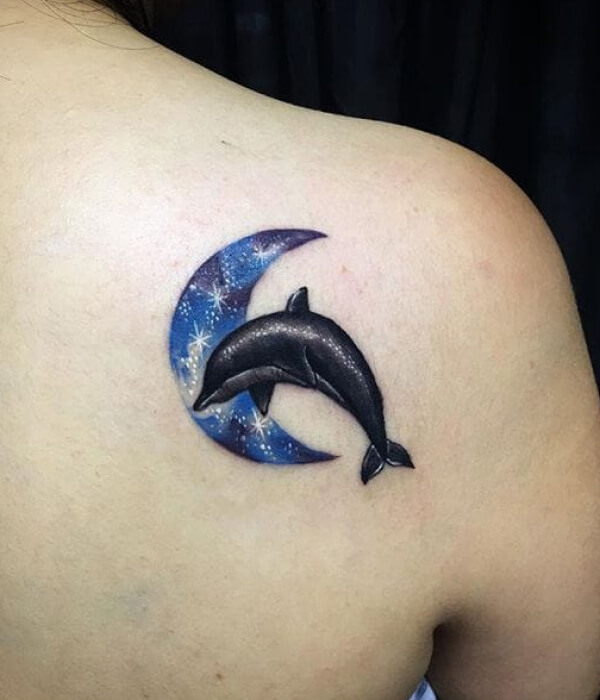 Traditional Dolphin Tattoo Idea  BlackInk