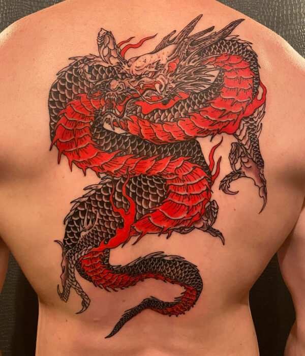 Dragon Yakuza tattoo