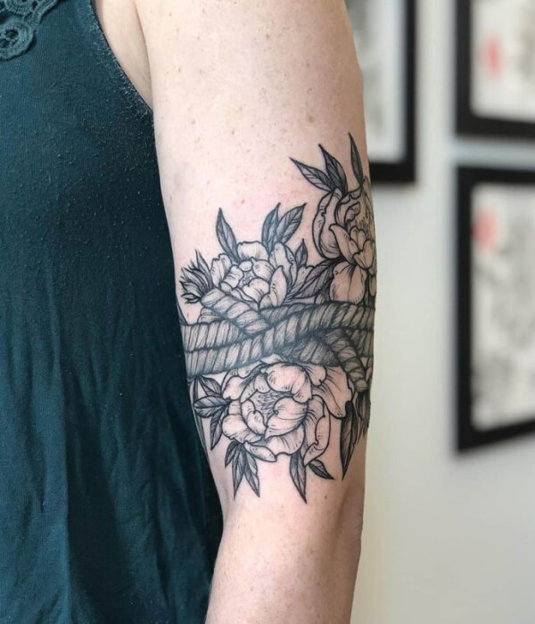 Floral Knot Tattoo
