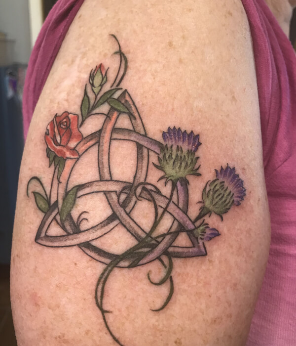 Floral Knot Tattoo