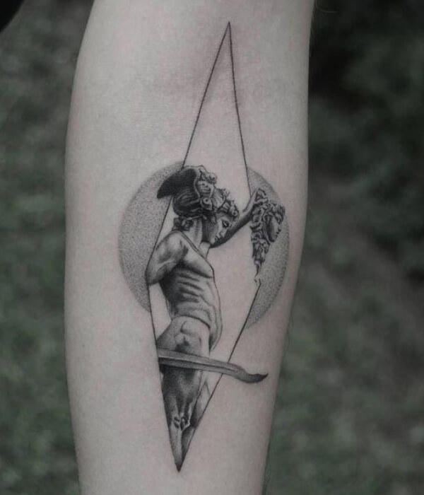 Greek tattoo for women