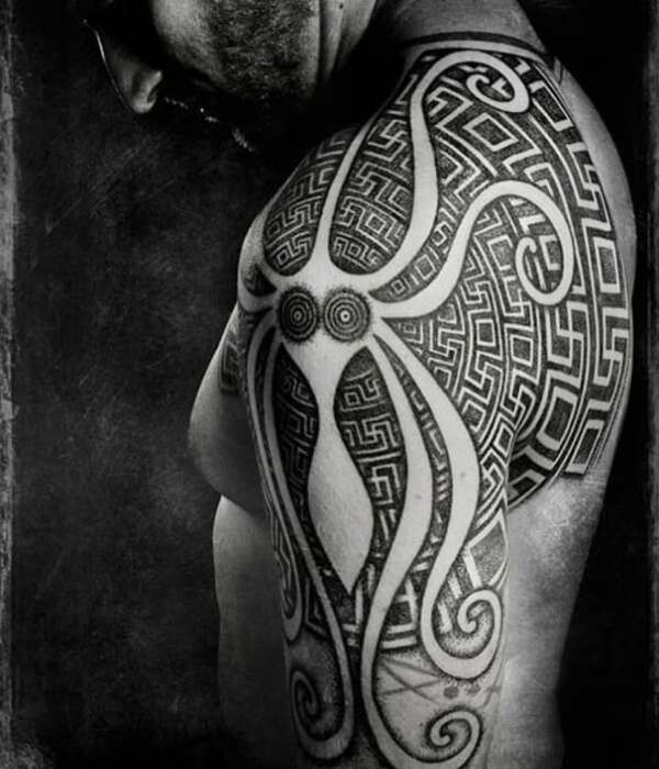 Greek tribal tattoo
