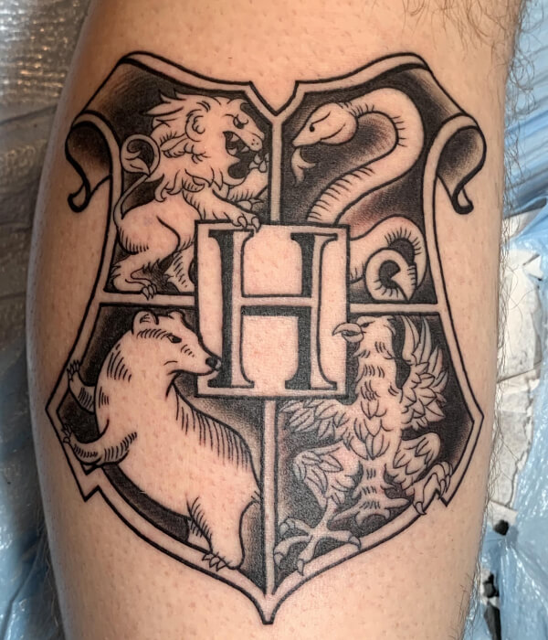 Hogwarts Crest Tattoo Idea