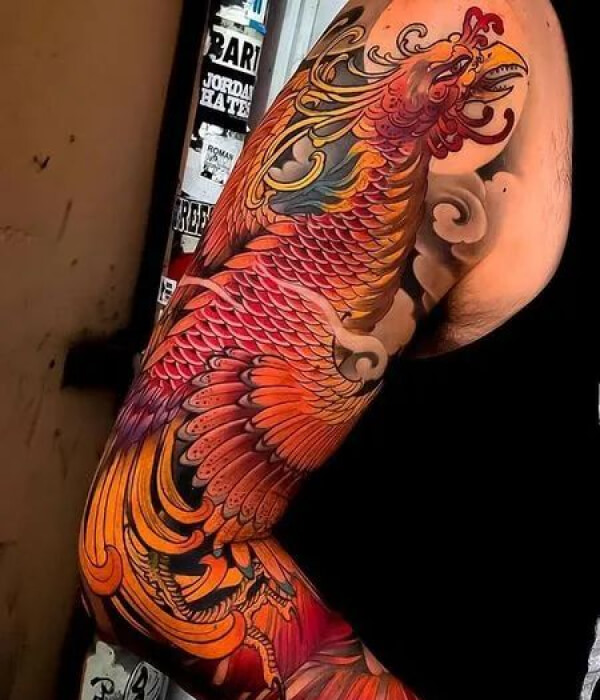 Hou-ou Tattoo, aka Japanese Phoenix Tattoo