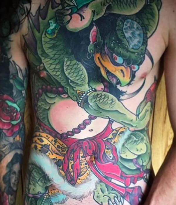 Kappa Tattoo, aka Japanese Turtle Tattoo