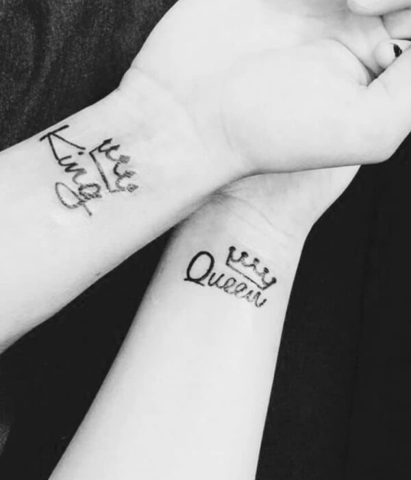 15+ Stylish King and Queen Tattoos For The Best Couples