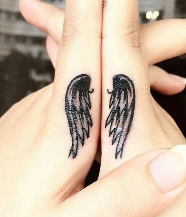 Matching Wings Tattoo