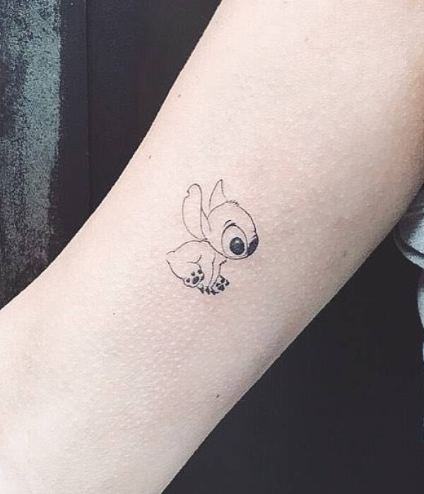 Mini stitch tattoo