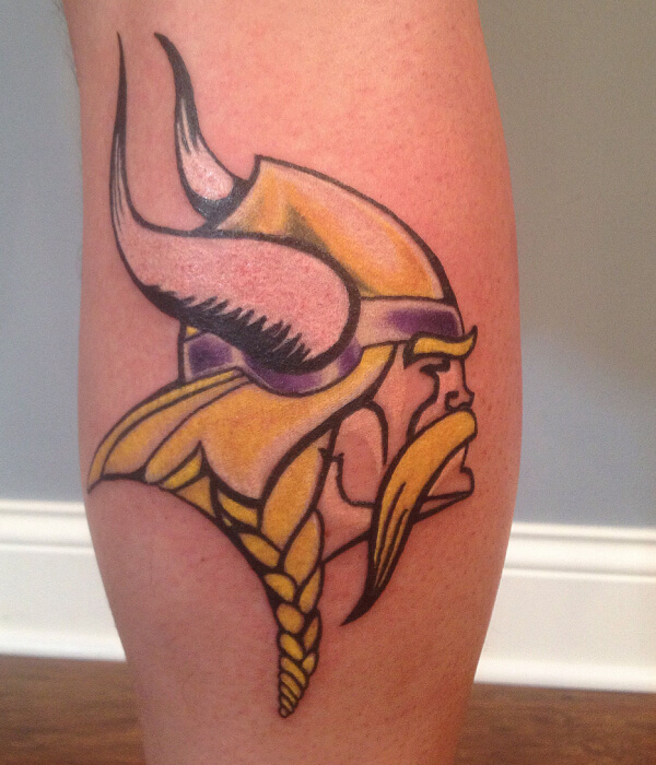 Minnesota Vikings-I bleed purple tattoo
