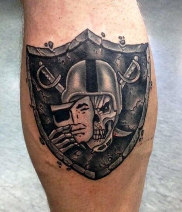 Oakland Raiders tattoo