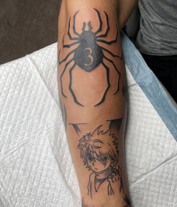 Phantom Troupe Elbow Tattoo