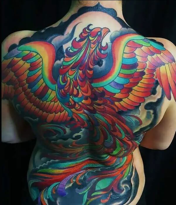 Phoenix Yakuza tattoo