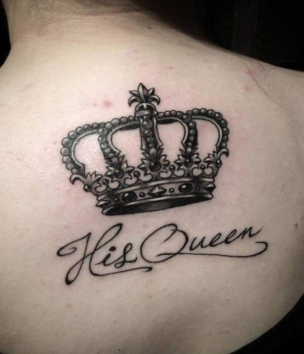 Queen Tattoo with Crown