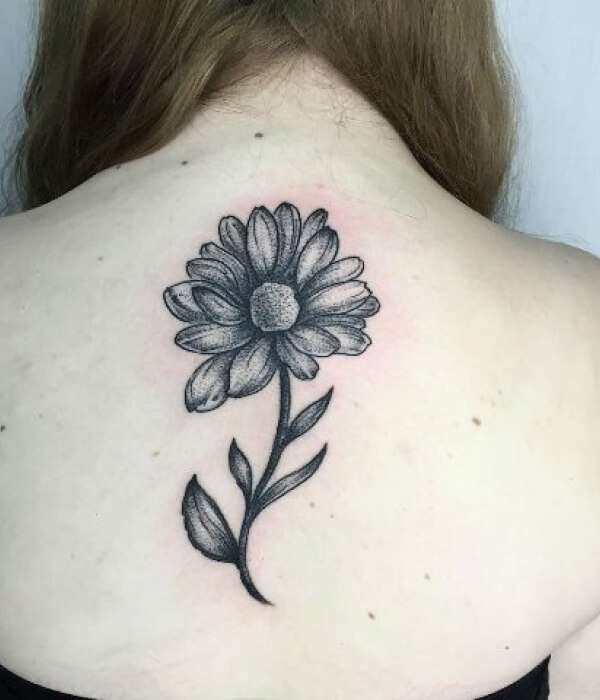 Realistic daisy tattoo ideas