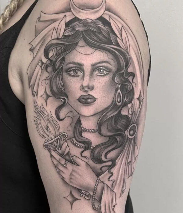 Selene tattoo