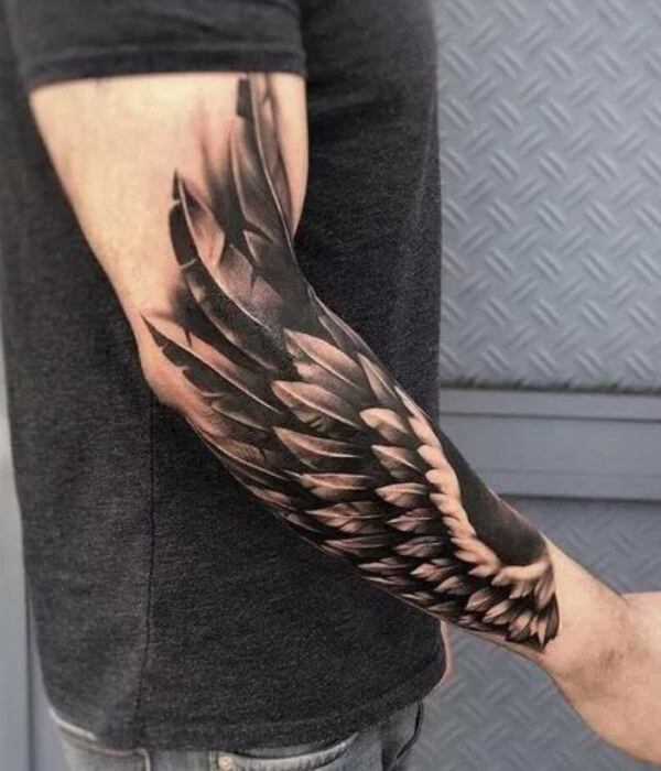 Sleeve Wings Tattoo