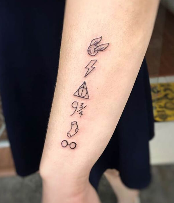 Small, Simple Harry Potter Tattoos