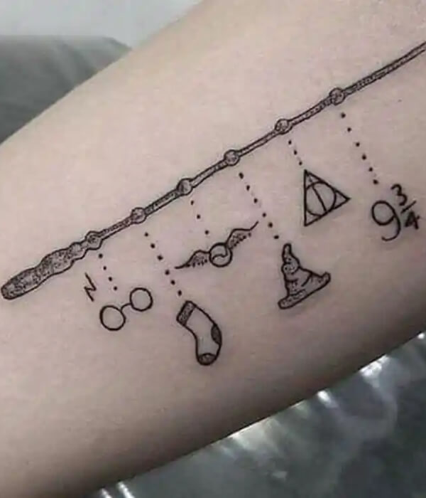 Small, Simple Harry Potter Tattoos