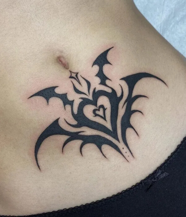 Succubus womb tattoo