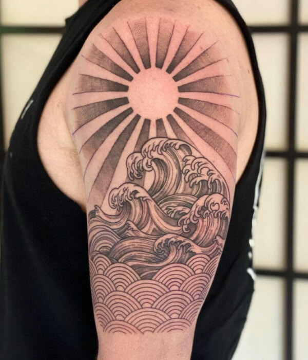 Sun Yakuza Tattoo