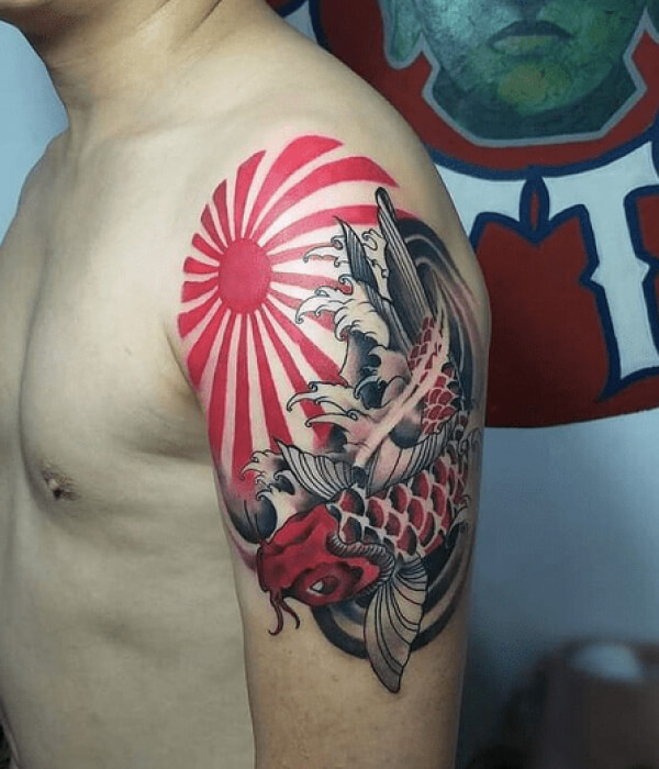 Sun Yakuza Tattoo