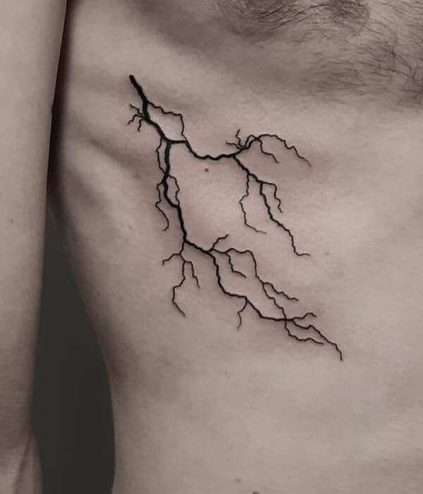 Thunder tattoo with lightning