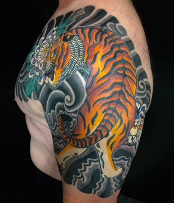 Tora, aka Tiger tattoo
