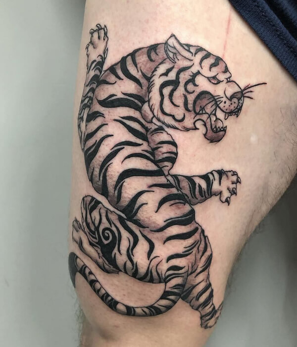 Tora, aka Tiger tattoo