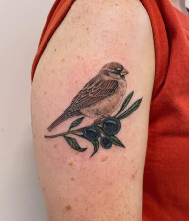 35 Amazing Sparrow Tattoos With Meanings, Ideas, and Designs