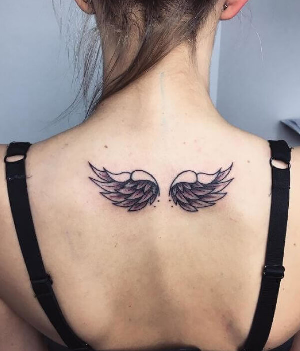 Wings Tattoo Back
