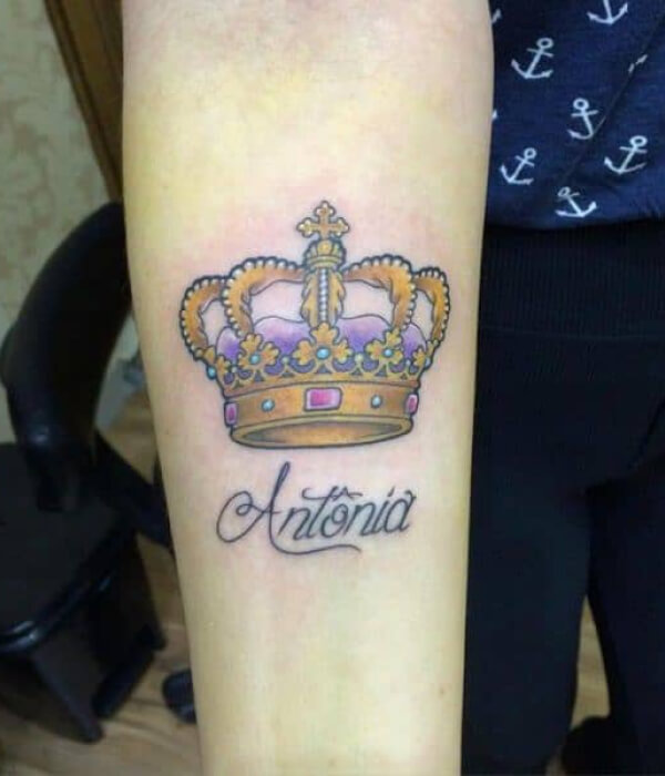 Womans Queen Tattoo