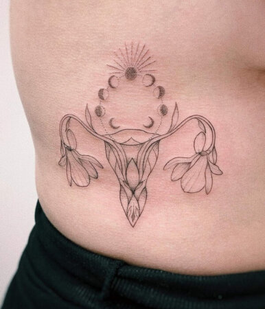 25 Womb Tattoos Symbolizing the Miracle of Creation