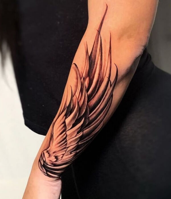 Wrist Wings Tattoo