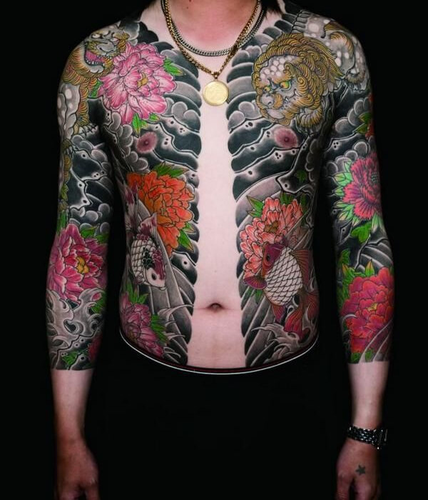 Yakuza full body tattoo