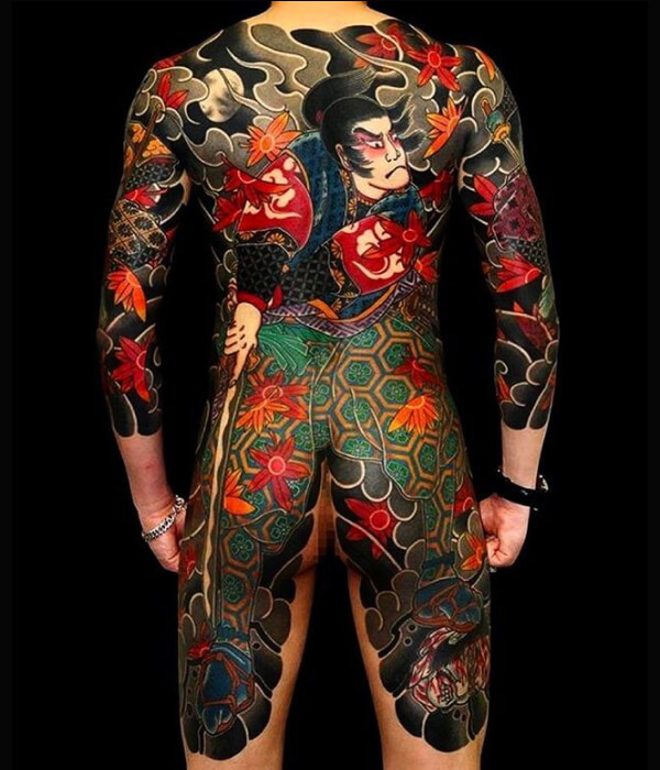 Yakuza full body tattoo