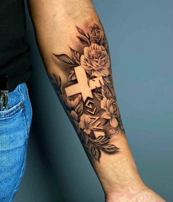 3D Half Sleeve Tattoo