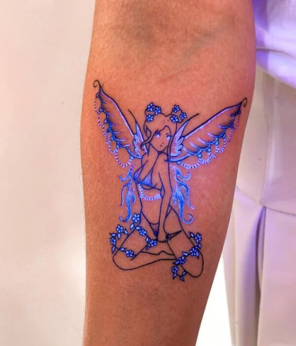 Angle Wings UV Tattoo