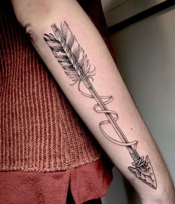 Arrow Half Sleeve Tattoo