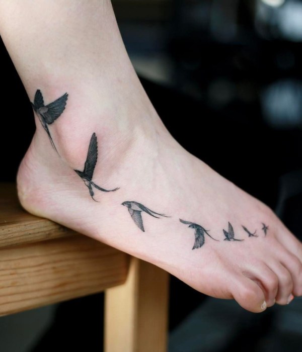 Bird Foot Tattoos