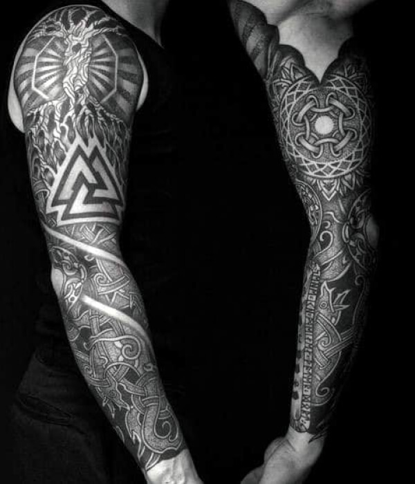 Celtic Full Sleeve Tattoo