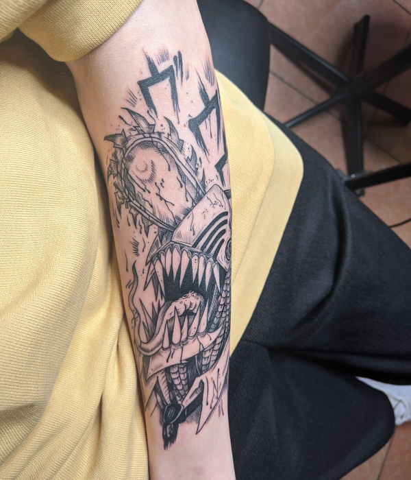 Denji Chainsaw Man Tattoo